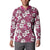 Piqi Bula Fiji Button Sweatshirt Fijian Tapa Seamless Hibiscus - Polynesian Pride