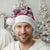 Piqi Bula Fiji Christmas Santa Hat Fijian Tapa Seamless Hibiscus - Polynesian Pride