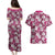 Piqi Bula Fiji Couples Matching Puletasi and Hawaiian Shirt Fijian Tapa Seamless Hibiscus - Polynesian Pride