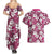 Piqi Bula Fiji Couples Matching Summer Maxi Dress and Hawaiian Shirt Fijian Tapa Seamless Hibiscus - Polynesian Pride