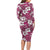 Piqi Bula Fiji Family Matching Long Sleeve Bodycon Dress and Hawaiian Shirt Fijian Tapa Seamless Hibiscus - Polynesian Pride