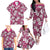 Piqi Bula Fiji Family Matching Off The Shoulder Long Sleeve Dress and Hawaiian Shirt Fijian Tapa Seamless Hibiscus - Polynesian Pride