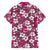 Piqi Bula Fiji Family Matching Off The Shoulder Long Sleeve Dress and Hawaiian Shirt Fijian Tapa Seamless Hibiscus - Polynesian Pride