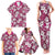 Piqi Bula Fiji Family Matching Tank Maxi Dress and Hawaiian Shirt Fijian Tapa Seamless Hibiscus - Polynesian Pride