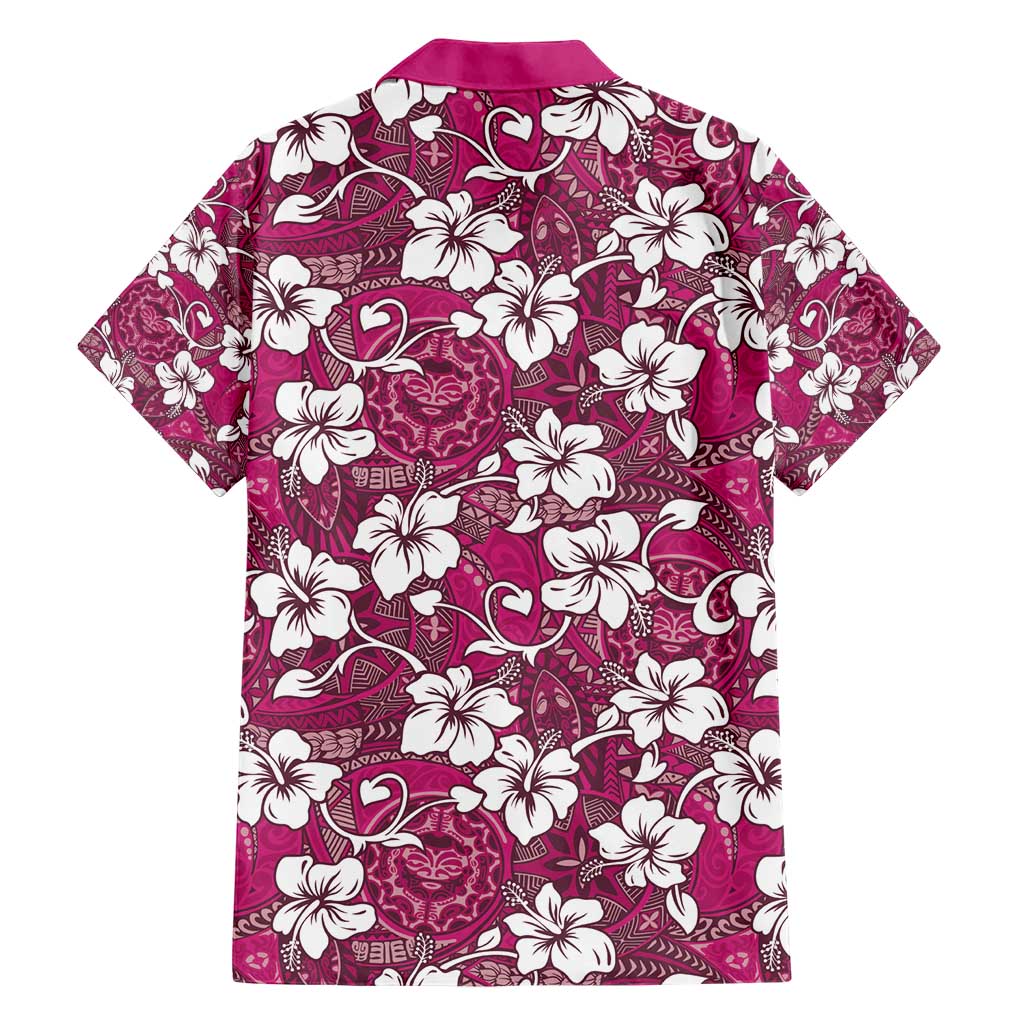 Piqi Bula Fiji Hawaiian Shirt Fijian Tapa Seamless Hibiscus - Polynesian Pride