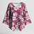 Piqi Bula Fiji Kimono Sleeve Blouse Fijian Tapa Seamless Hibiscus - Polynesian Pride