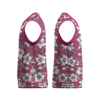 Piqi Bula Fiji Christmas Knitted V-Neck Vest Fijian Tapa Seamless Hibiscus LT14 - Polynesian Pride