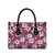 Piqi Bula Fiji Leather Bag Fijian Tapa Seamless Hibiscus - Polynesian Pride
