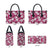 Piqi Bula Fiji Leather Bag Fijian Tapa Seamless Hibiscus - Polynesian Pride