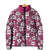 Piqi Bula Fiji Padded Jacket Fijian Tapa Seamless Hibiscus - Polynesian Pride