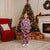 Piqi Bula Fiji Christmas Pajama Set Fijian Tapa Seamless Hibiscus - Polynesian Pride