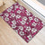 Piqi Bula Fiji Rubber Doormat Fijian Tapa Seamless Hibiscus - Polynesian Pride