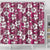 Piqi Bula Fiji Shower Curtain Fijian Tapa Seamless Hibiscus - Polynesian Pride