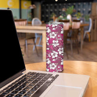 Piqi Bula Fiji Skinny Tumbler Fijian Tapa Seamless Hibiscus LT14 - Polynesian Pride