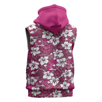 Piqi Bula Fiji Sleeveless Hoodie Fijian Tapa Seamless Hibiscus LT14 - Polynesian Pride