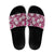 Piqi Bula Fiji Slide Sandals Fijian Tapa Seamless Hibiscus - Polynesian Pride