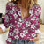 Piqi Bula Fiji Women Casual Shirt Fijian Tapa Seamless Hibiscus - Polynesian Pride