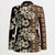 Bula Fiji Masi Blazer Tapa Tropical Hibiscus Half Stylized - Polynesian Pride