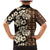 Bula Fiji Masi Family Matching Mermaid Dress and Hawaiian Shirt Tapa Tropical Hibiscus Half Stylized - Polynesian Pride