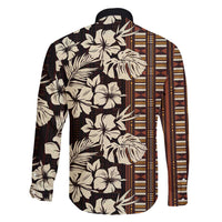 Bula Fiji Masi Family Matching Mermaid Dress and Hawaiian Shirt Tapa Tropical Hibiscus Half Stylized LT14 - Polynesian Pride