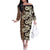 Bula Fiji Masi Family Matching Off The Shoulder Long Sleeve Dress and Hawaiian Shirt Tapa Tropical Hibiscus Half Stylized - Polynesian Pride