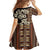Bula Fiji Masi Family Matching Summer Maxi Dress and Hawaiian Shirt Tapa Tropical Hibiscus Half Stylized - Polynesian Pride
