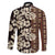 Bula Fiji Masi Family Matching Summer Maxi Dress and Hawaiian Shirt Tapa Tropical Hibiscus Half Stylized - Polynesian Pride