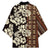 Bula Fiji Masi Kimono Tapa Tropical Hibiscus Half Stylized - Polynesian Pride