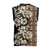 Bula Fiji Masi Christmas Knitted V-Neck Vest Tapa Tropical Hibiscus Half Stylized - Polynesian Pride