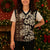 Bula Fiji Masi Christmas Knitted V-Neck Vest Tapa Tropical Hibiscus Half Stylized - Polynesian Pride