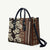 Bula Fiji Masi Leather Bag Tapa Tropical Hibiscus Half Stylized - Polynesian Pride