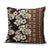 Bula Fiji Masi Pillow Cover Tapa Tropical Hibiscus Half Stylized - Polynesian Pride