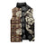Bula Fiji Masi Sleeveless Puffer Jacket Tapa Tropical Hibiscus Half Stylized - Polynesian Pride