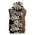 Bula Fiji Masi Sleeveless Zip Hoodie Tapa Tropical Hibiscus Half Stylized - Polynesian Pride
