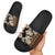Bula Fiji Masi Slide Sandals Tapa Tropical Hibiscus Half Stylized - Polynesian Pride
