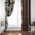 Bula Fiji Masi Window Curtain Tapa Tropical Hibiscus Half Stylized - Polynesian Pride