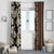 Bula Fiji Masi Window Curtain Tapa Tropical Hibiscus Half Stylized - Polynesian Pride