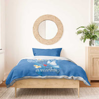 Polynesia Diabetes Awareness Month Bedding Set In November We Wear Blue LT14 - Polynesian Pride