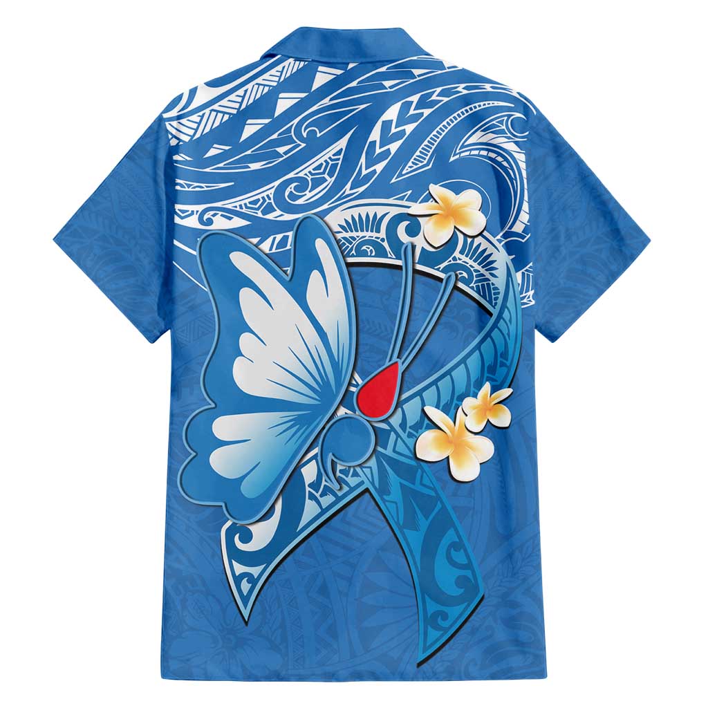 Polynesia Diabetes Awareness Month Family Matching Puletasi and Hawaiian Shirt In November We Wear Blue LT14 - Polynesian Pride