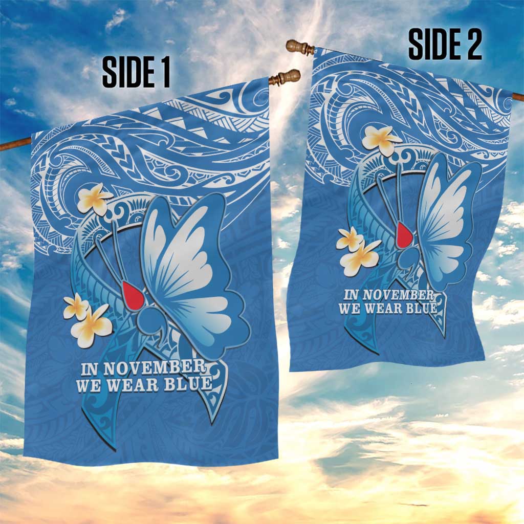 Polynesia Diabetes Awareness Month Garden Flag In November We Wear Blue