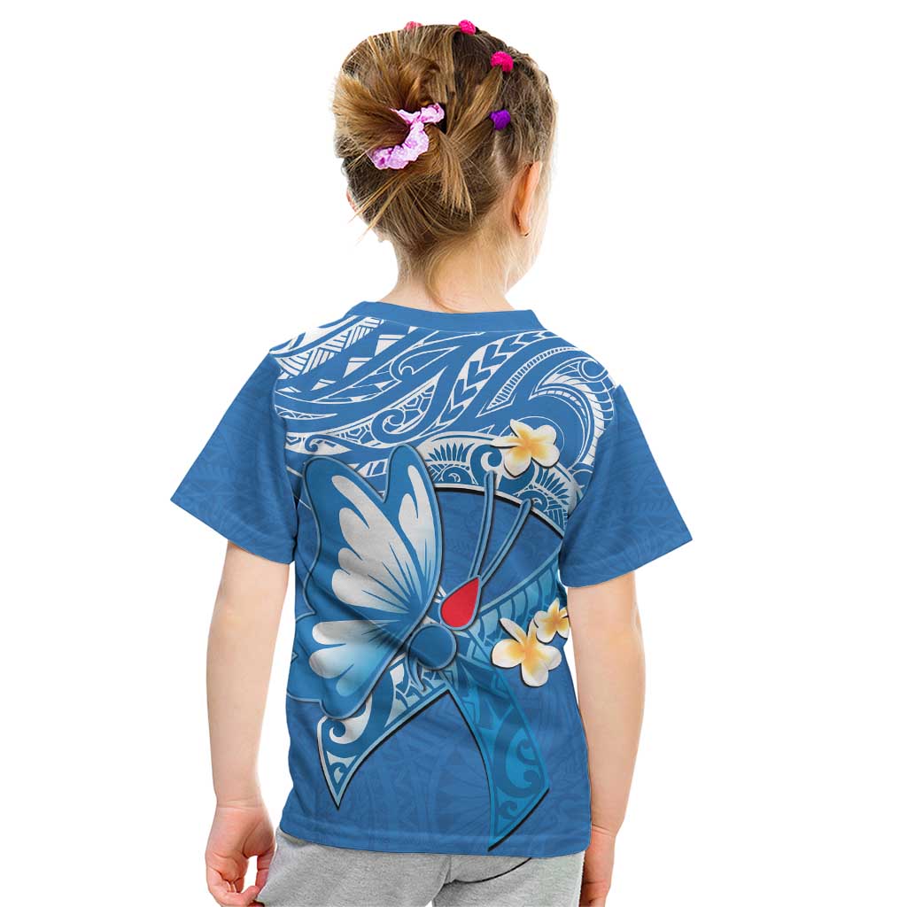 Polynesia Diabetes Awareness Month Kid T Shirt In November We Wear Blue