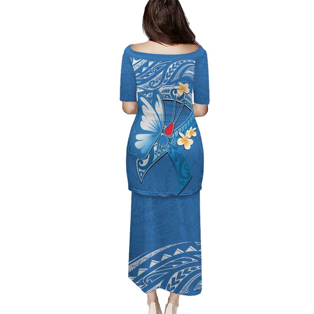 Polynesia Diabetes Awareness Month Puletasi In November We Wear Blue