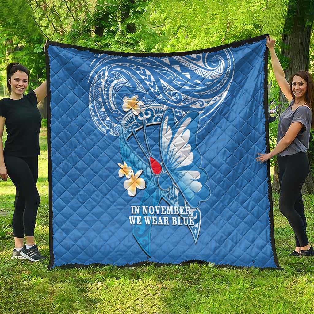 Polynesia Diabetes Awareness Month Quilt In November We Wear Blue