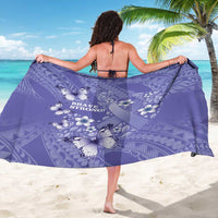 Polynesia Stomach Cancer Awareness Sarong Periwinkle Ribbon Brave Strong! LT14 - Polynesian Pride