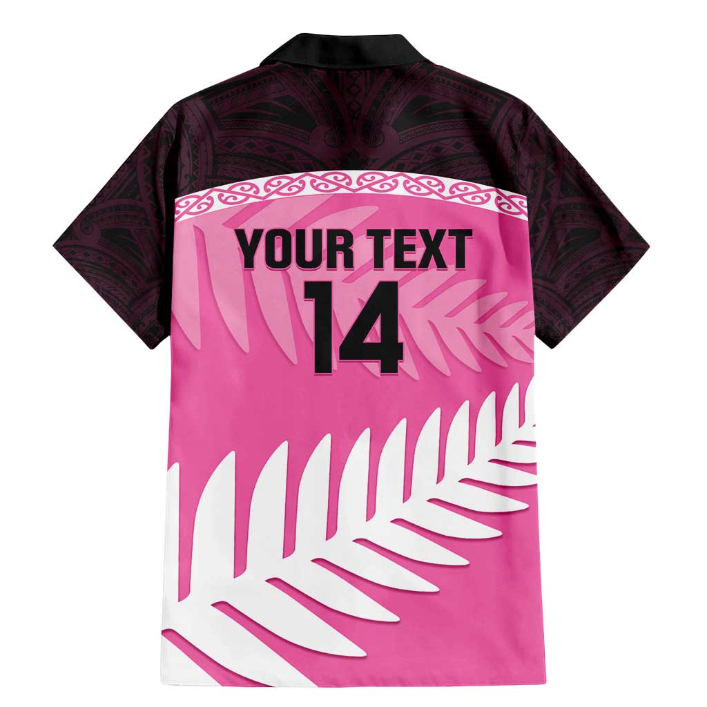 Custom New Zealand Aotearoa Cricket Family Matching Mermaid Dress and Hawaiian Shirt Go White Silver Fern LT14 - Polynesian Pride