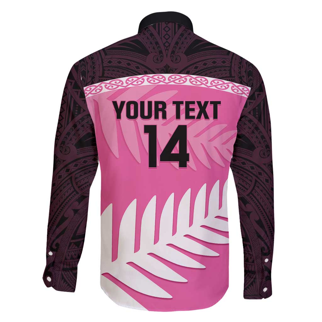 Custom New Zealand Aotearoa Cricket Family Matching Mermaid Dress and Hawaiian Shirt Go White Silver Fern LT14 - Polynesian Pride