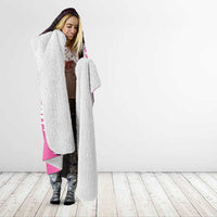 Custom New Zealand Aotearoa Cricket Hooded Blanket Go White Silver Fern LT14 - Polynesian Pride
