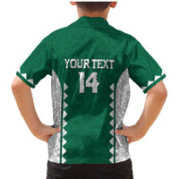 Custom Hawaii Volleyball Family Matching Mermaid Dress and Hawaiian Shirt Hawaiian Kakau Pattern LT14 - Polynesian Pride