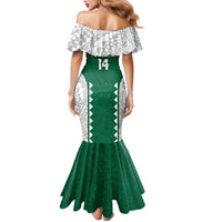 Custom Hawaii Volleyball Family Matching Mermaid Dress and Hawaiian Shirt Hawaiian Kakau Pattern LT14 - Polynesian Pride