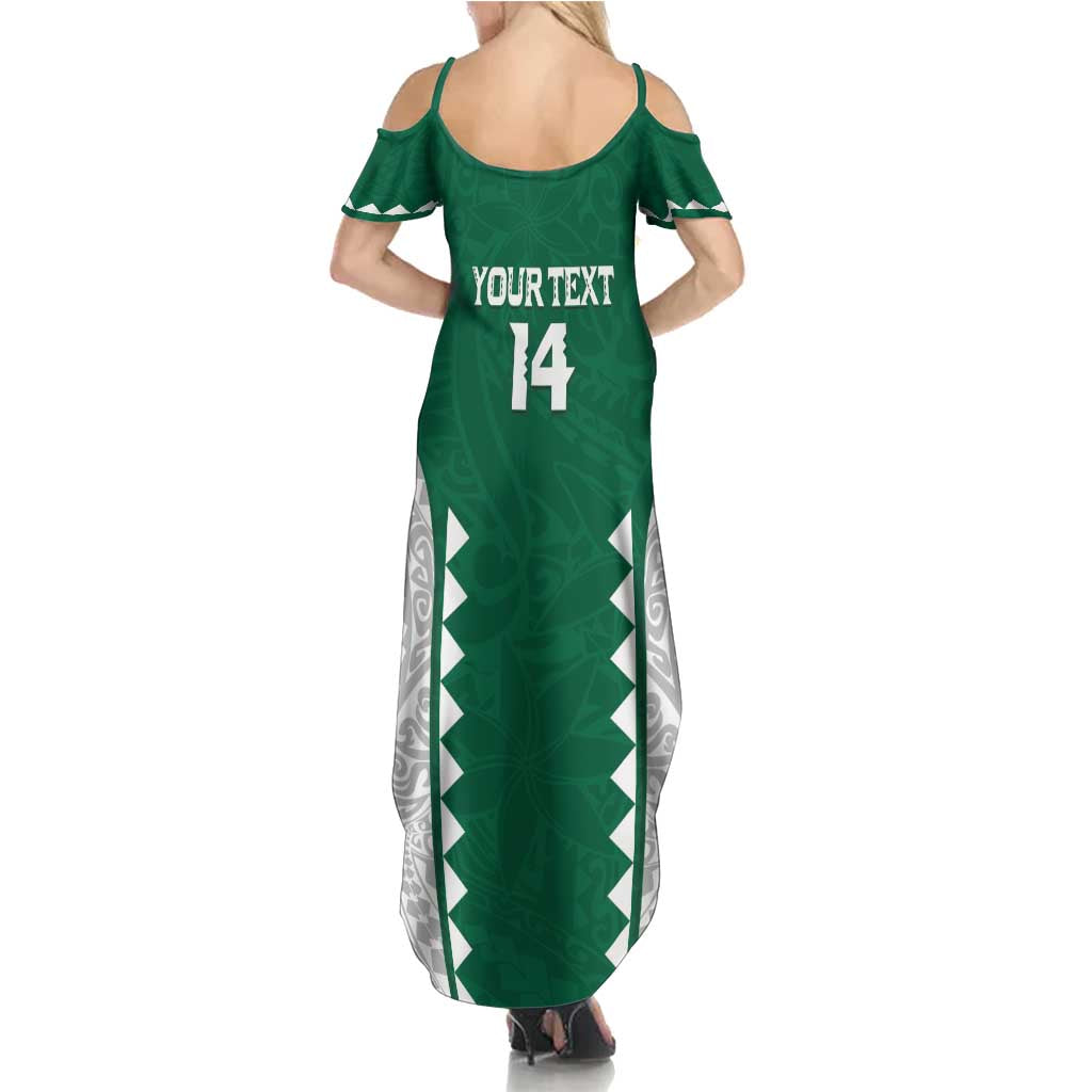Custom Hawaii Volleyball Family Matching Summer Maxi Dress and Hawaiian Shirt Hawaiian Kakau Pattern LT14 - Polynesian Pride